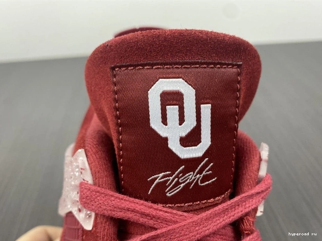 Sooners PE Oklahoma AJ4-904282 Retro Jordan 4 0714